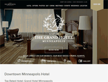 Tablet Screenshot of grandhotelminneapolis.com